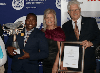 Isaac Ntoto of Mossel Bay wins the 2018 Prestige Agri Award (Farm Worker of the Year)
