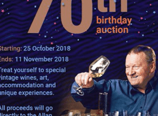 Great auction items to support Allan Mullins