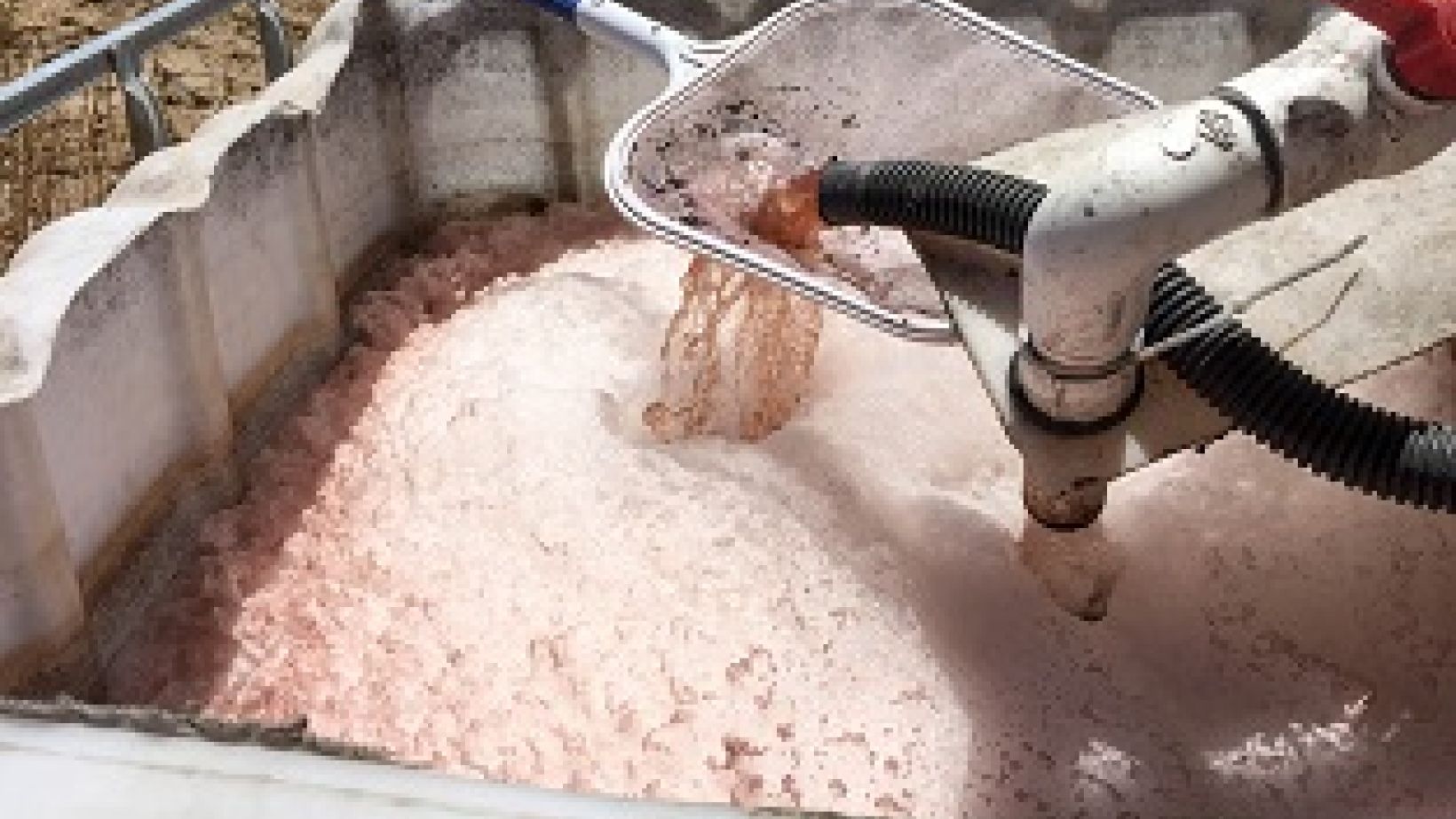 This is the wastewater that's in the equalization tank before it is irrigated into the Bida for treatment