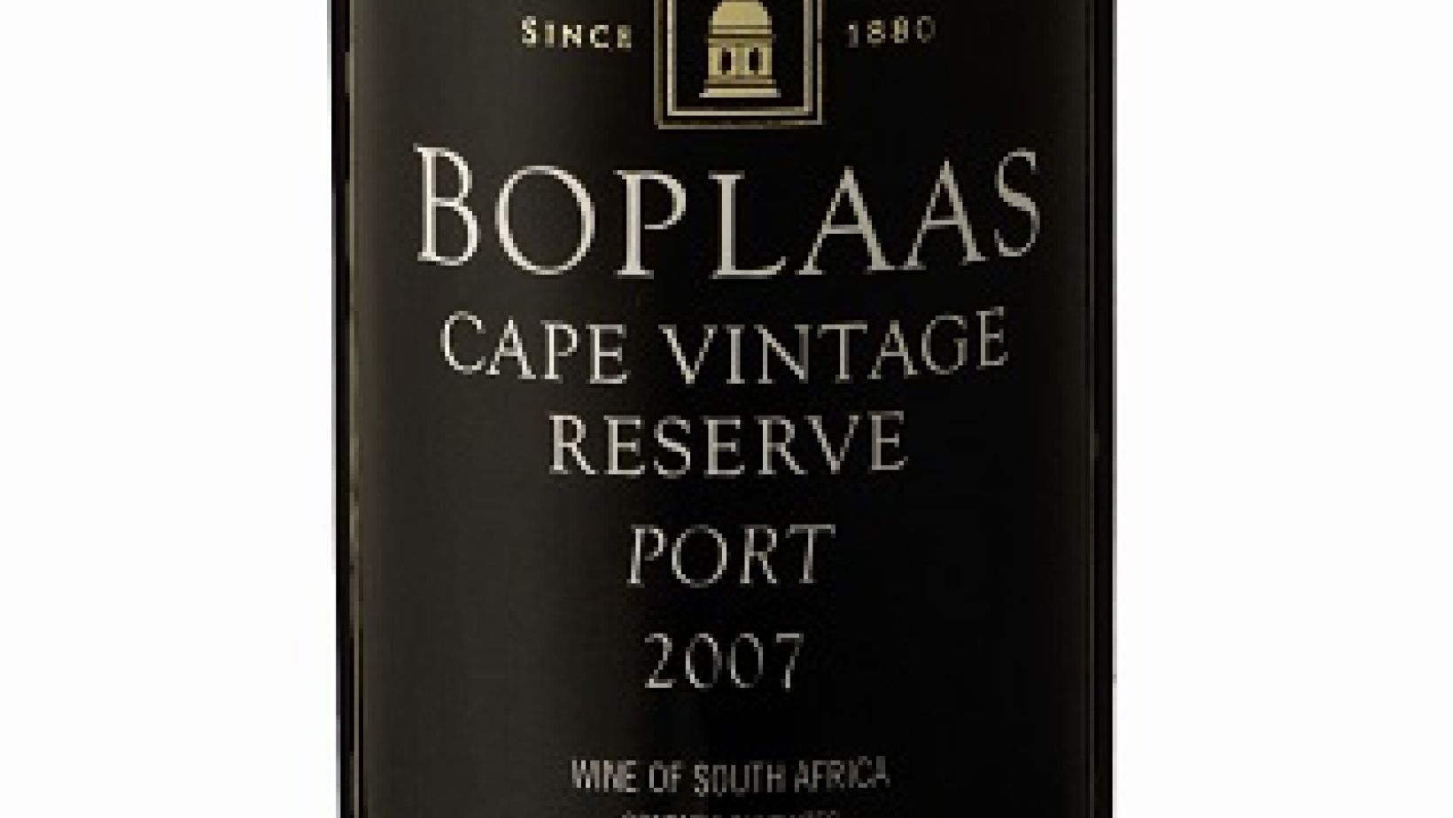 Cape Vintage Reserve 2007 Port cropped