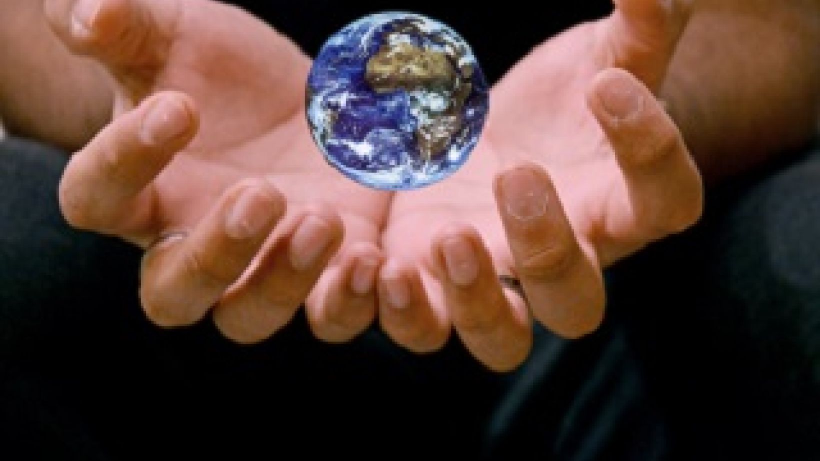 Earth in hands