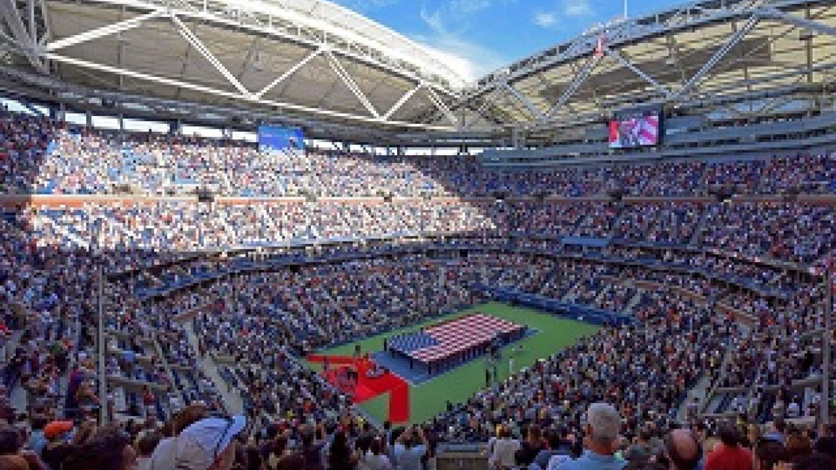 September 11, 2016 - A general view of Arthur Ashe Stadium prior to the men's final match between Novak Djokovic and Stan Wawrinka during the 2016 US Open at the USTA Billie Jean King National Tennis Center in Flushing, NY.
