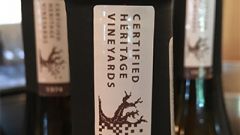 Certified Heritage Vineyard seal