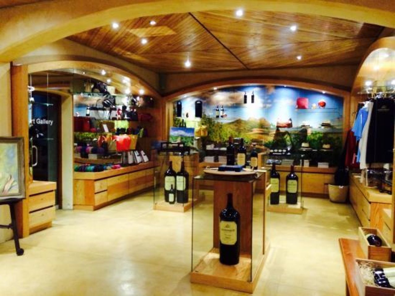 Wine barrels and kanonkop