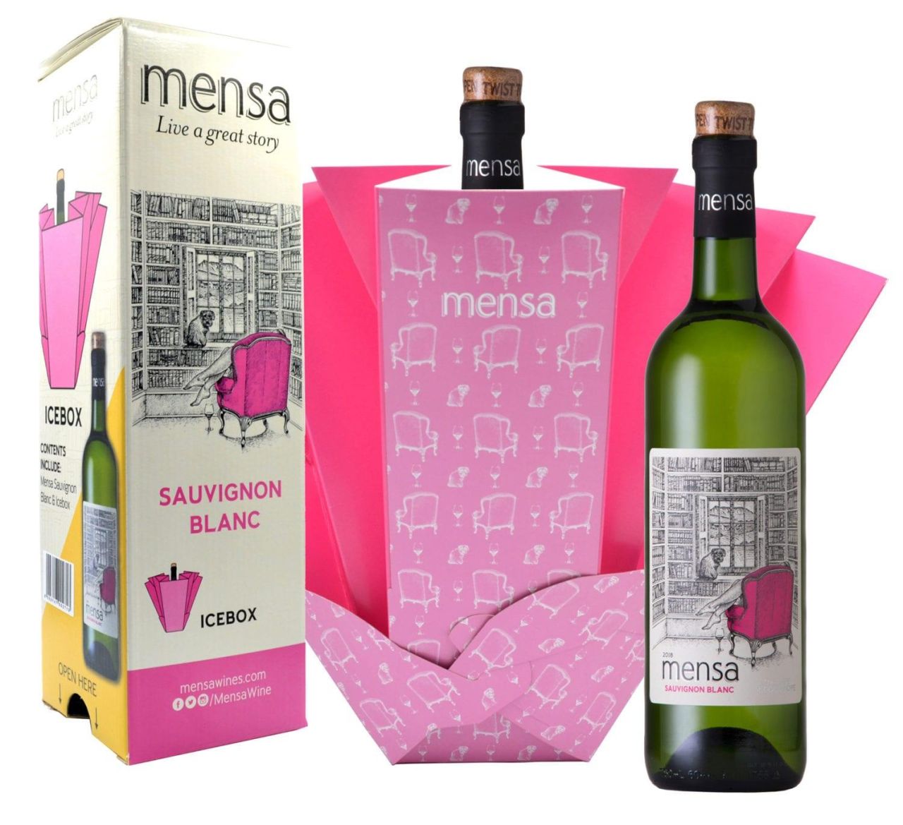 Mensa ice box with wine HR with release