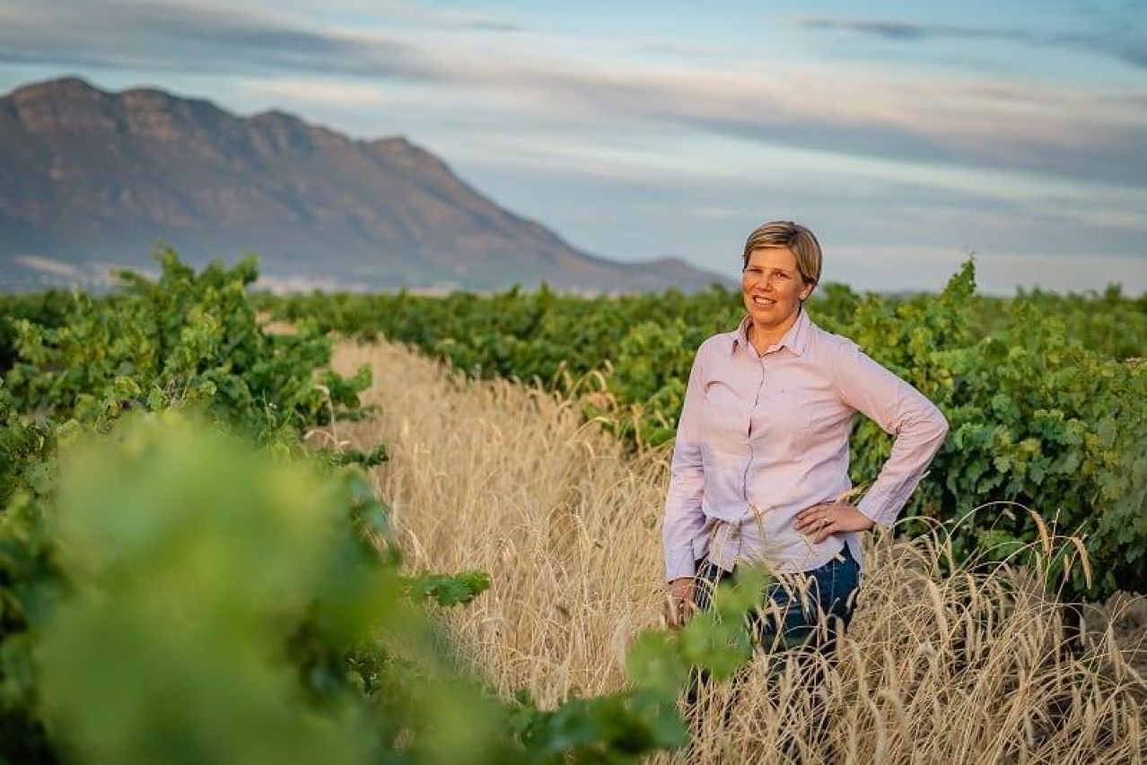 Alecia Boshoff head of wine production for Riebeek Valley Wine Co lr