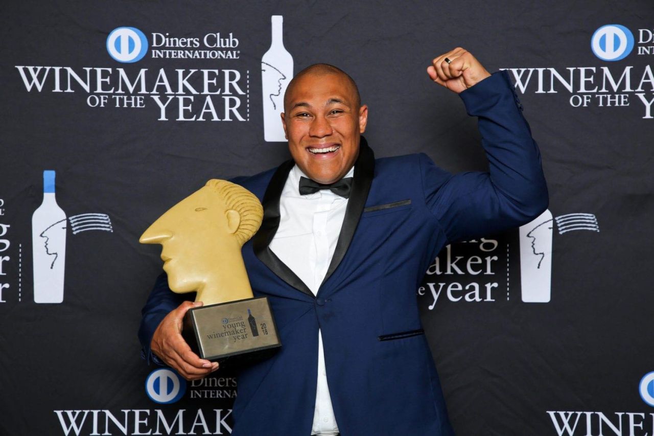 Diners Club 2018 Young Winemaker of the Year Rudger van Wyk Former CWG Protégé LR