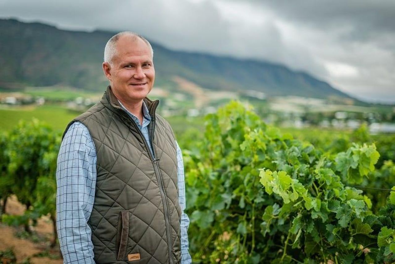 Andre Engelbrecht CEO of Riebeek Wine Valley Co lr