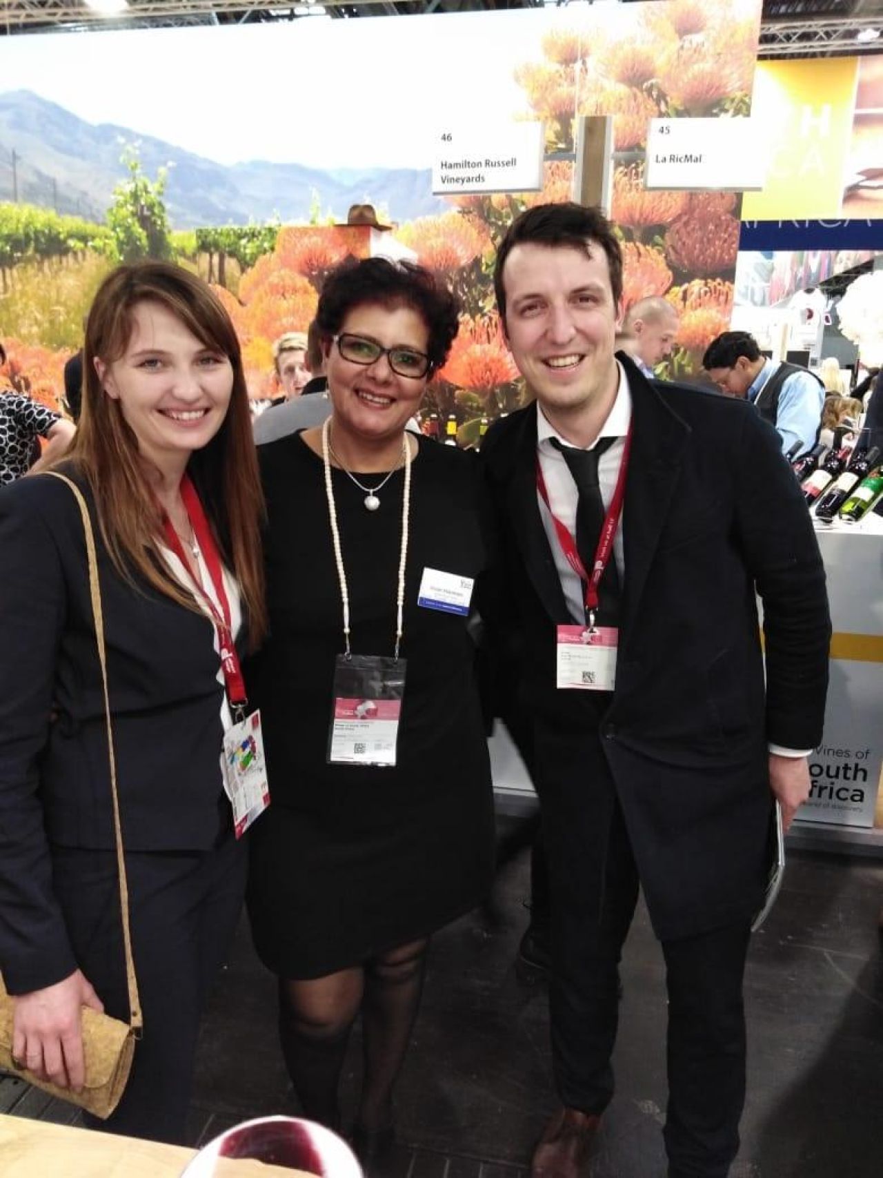 Prowein1 Vivian Kleynhans from African Roots Seven Sisters with Polish i