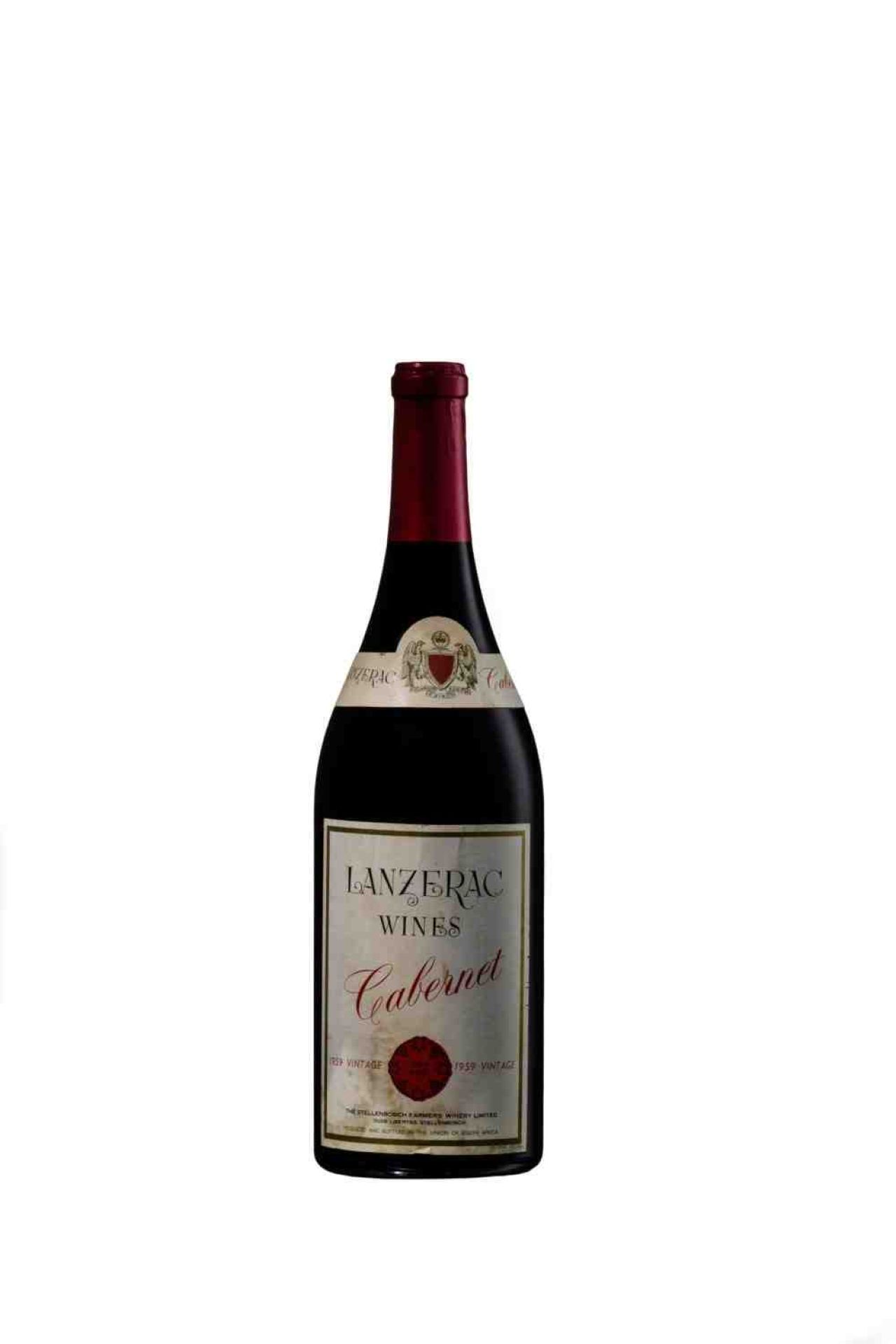 Lanzerac Cabernet 1959 Front Copy