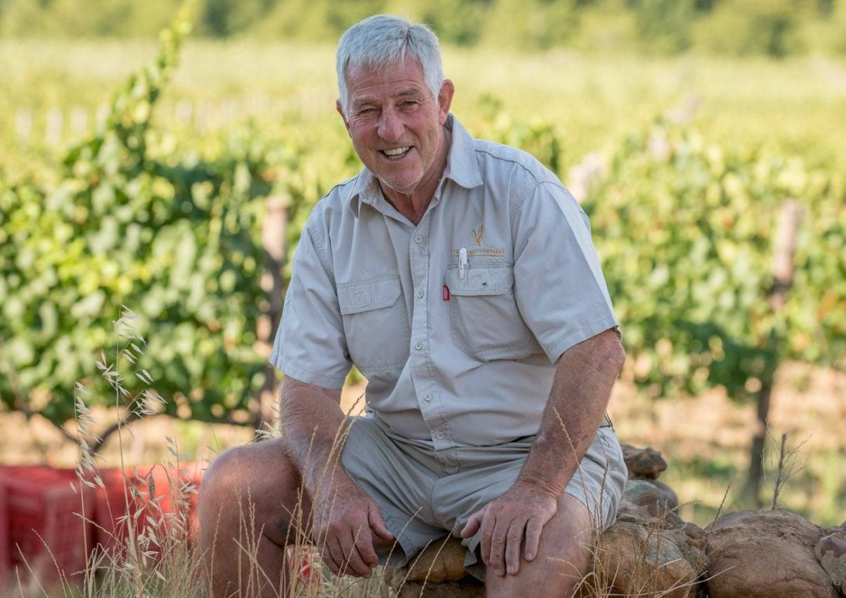 Jan Boland Coetzee at his 50th Harvest