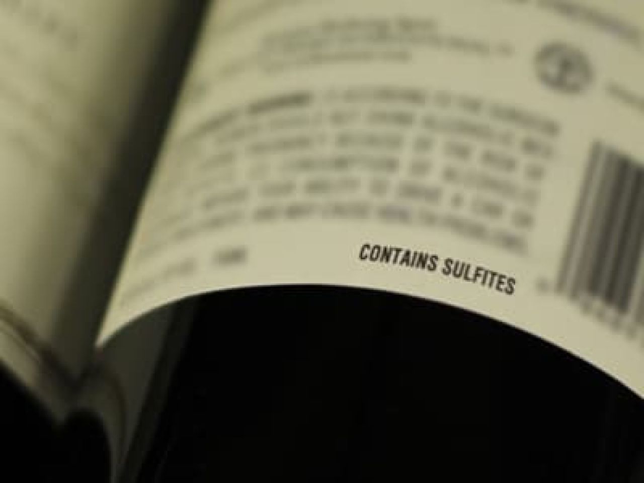 Contains sulfites1