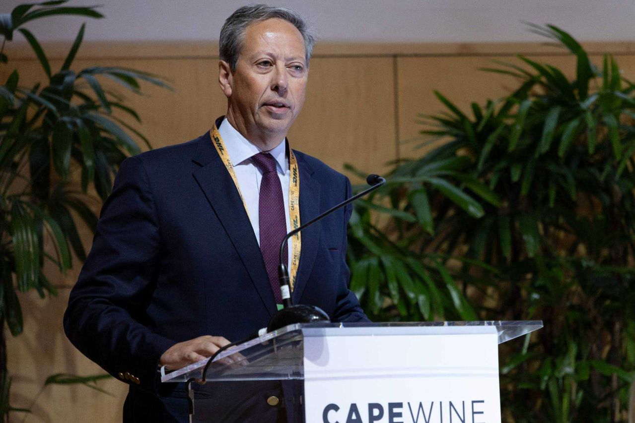 Antonio Amorim speaking at Cape Wine 2022