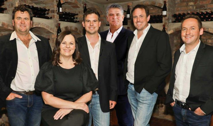 2022 DC Winemaker Finalists L R Conrad Vlok Erika Obermeyer Matthew Day Charles Hopkins Warren Ellis Christoff De Wet1