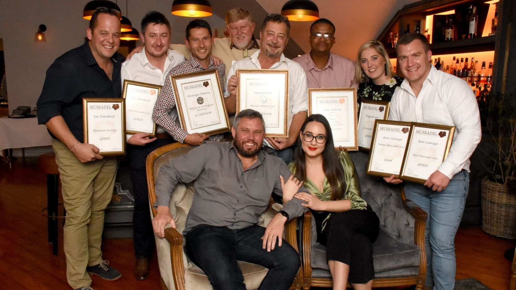2023 Muskadel SA Awards Platinum and Gold winners