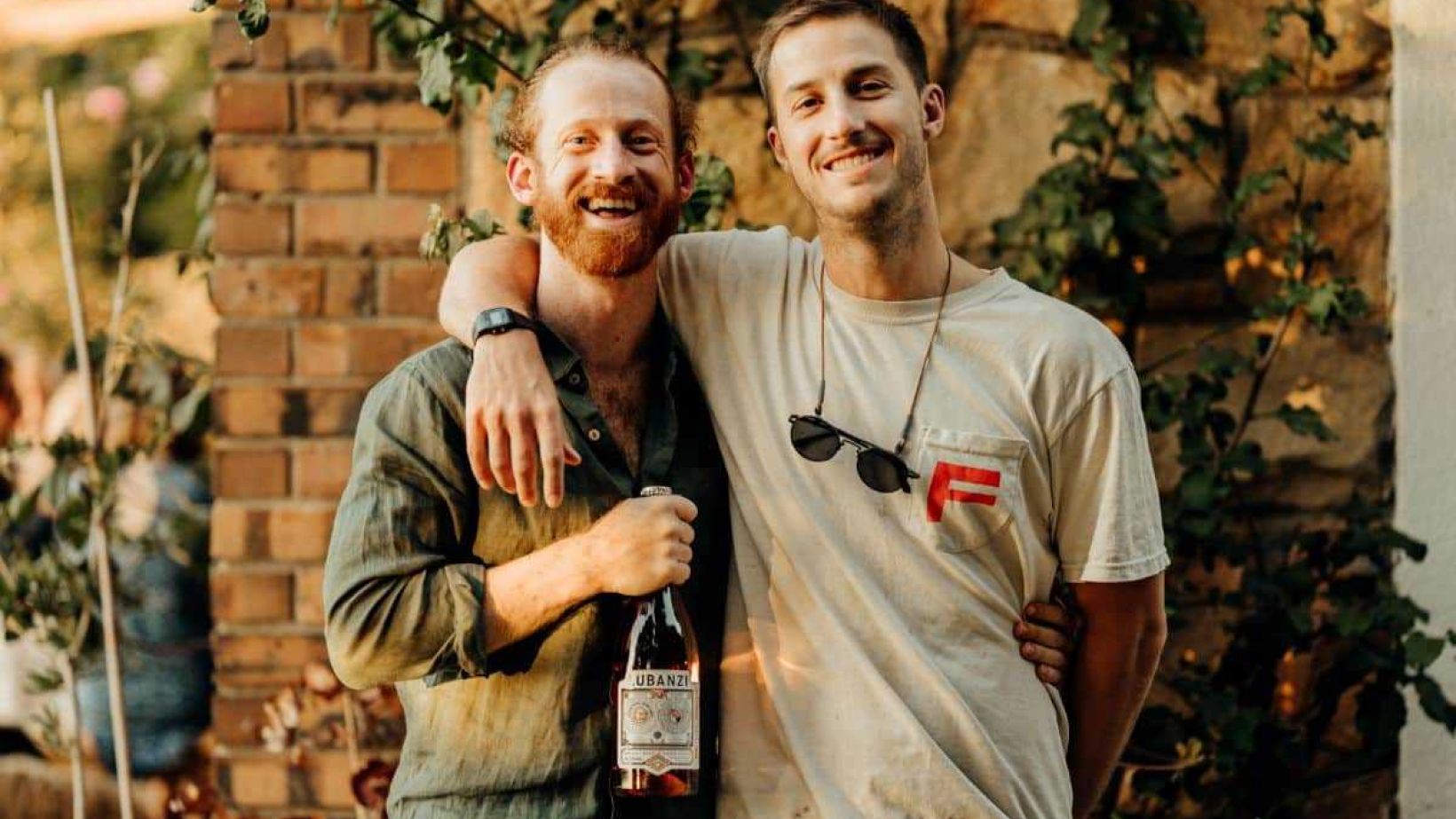 Lubanzi Wines co-owners Charlie Brain and Walker Brown.