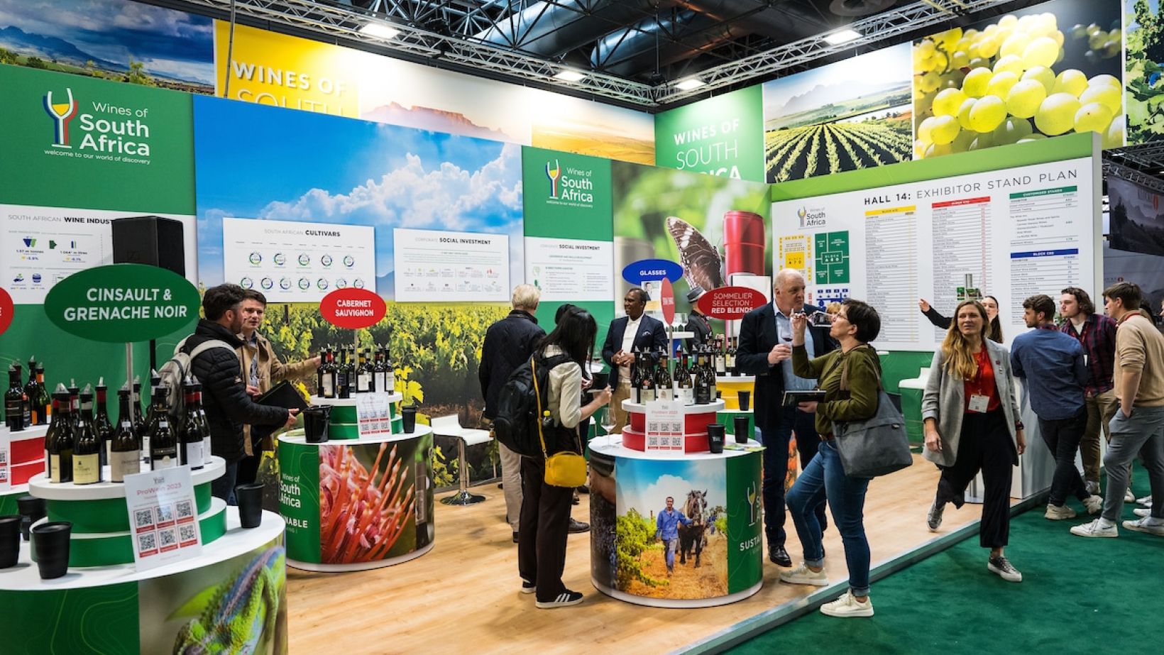 The WoSA Pavilion at ProWein in Düsseldorf