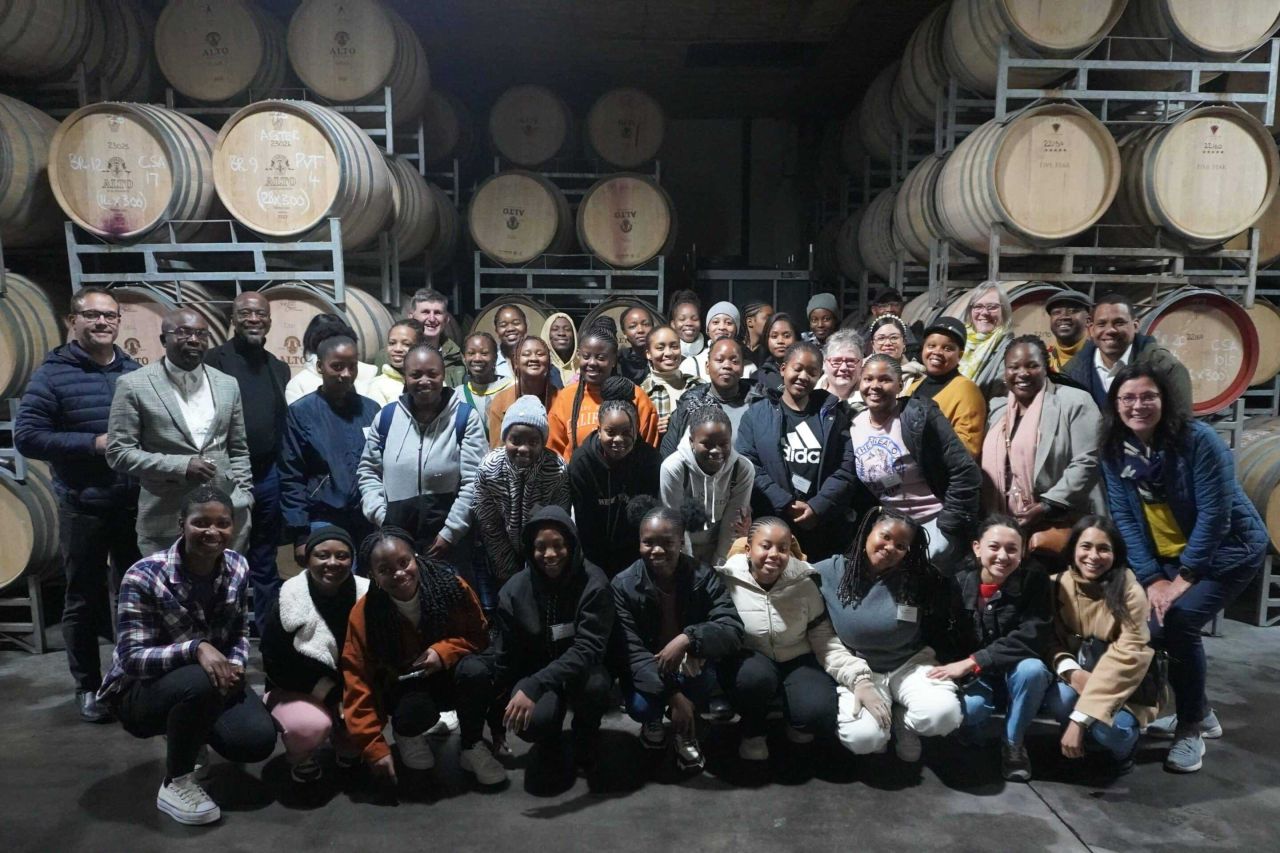 Learner visit 2023 Cellar visit