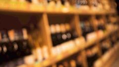 Blurred photo supermarket your advertising