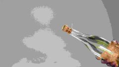 Bottle champagne