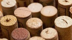 Wine corks table