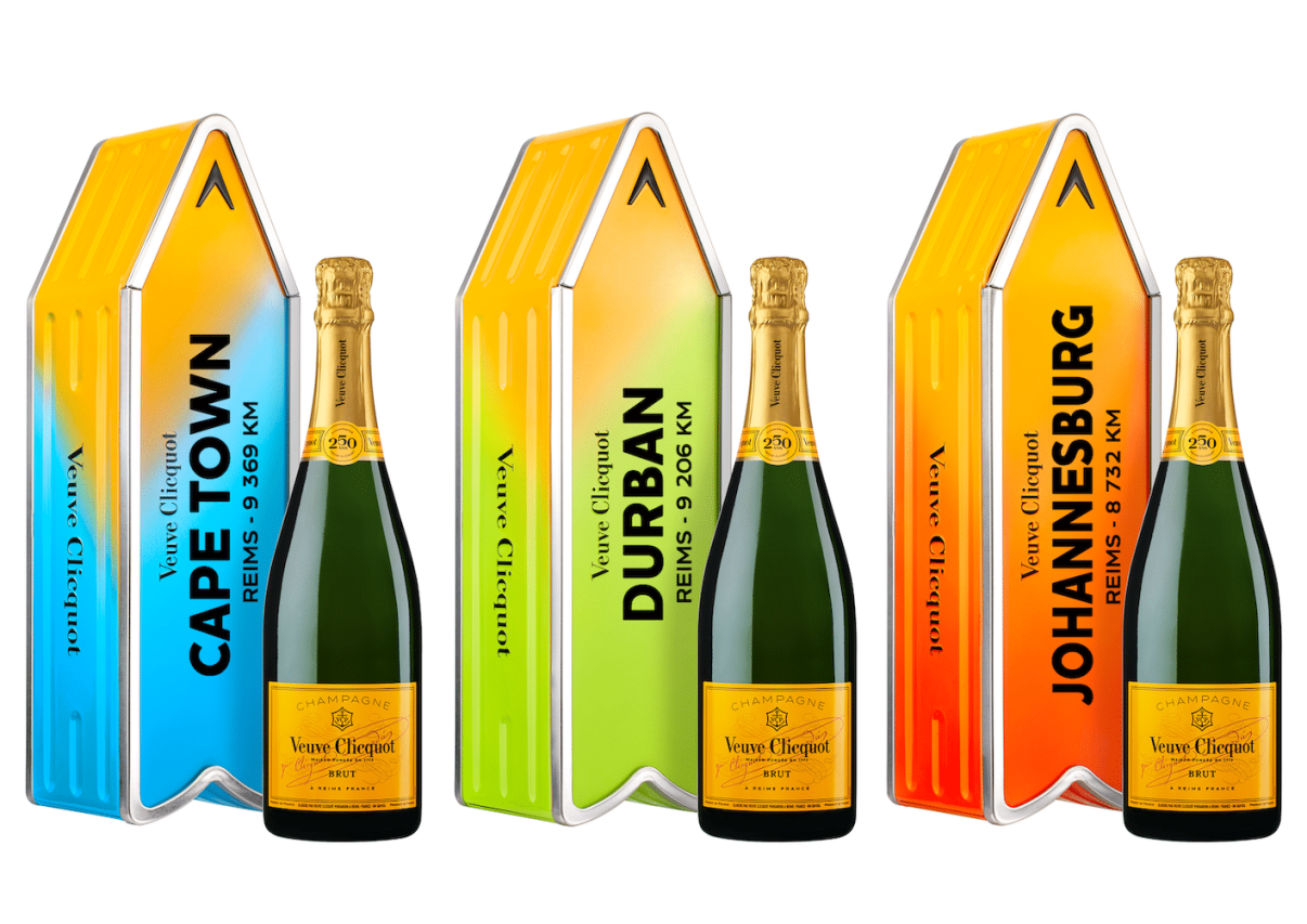 Veuve Clicquot ICONS Clicquot Arrows CPT DBN JHB Packshots