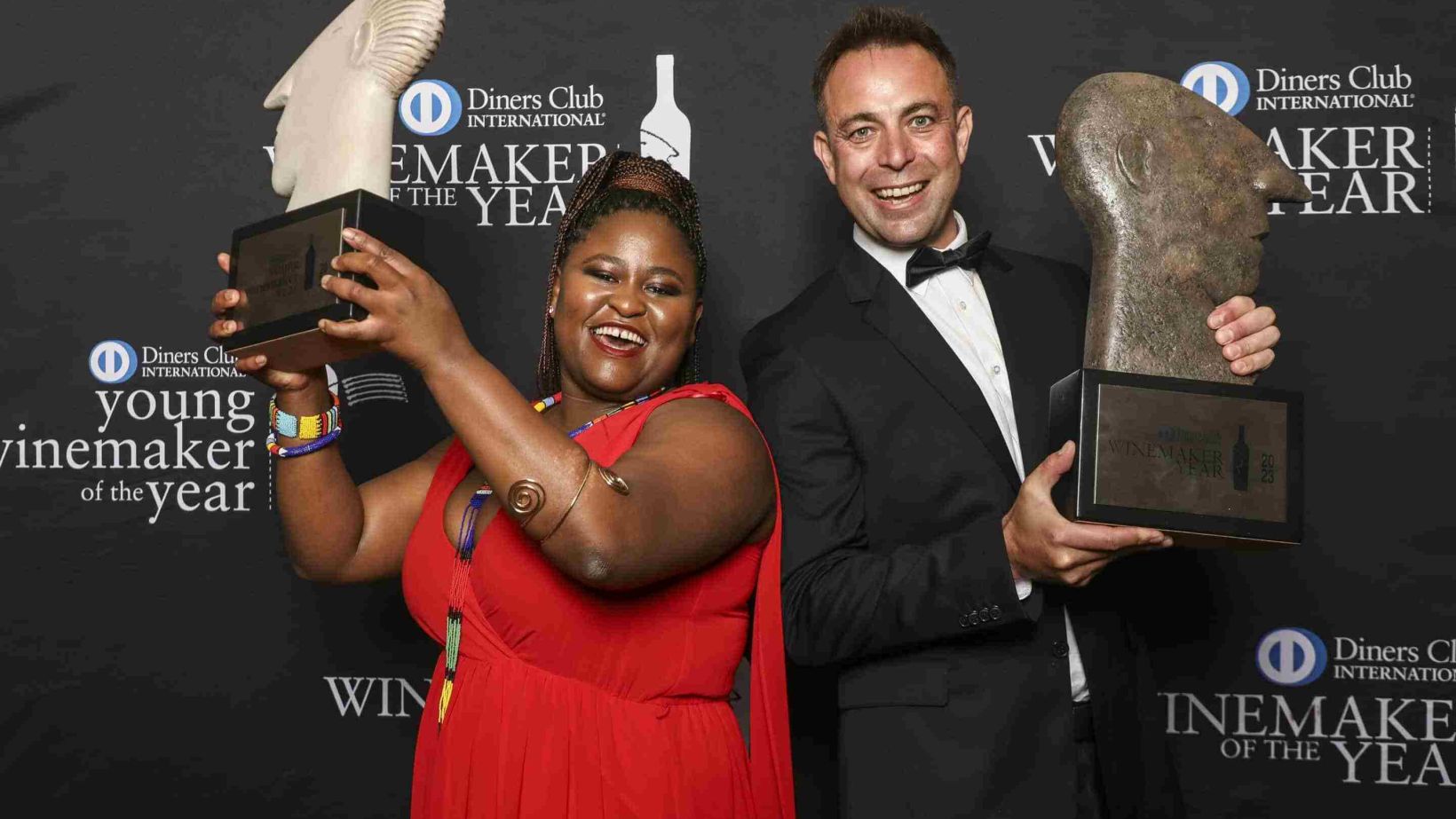 L to R 2023 Diners Club Young Winemaker an