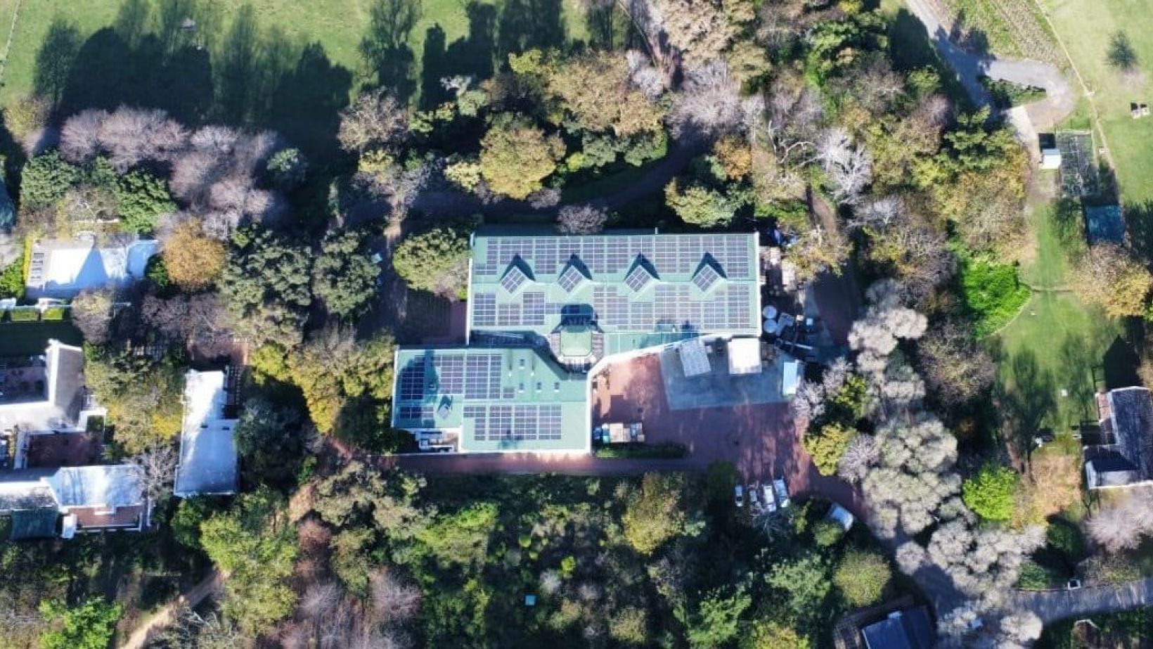 Solar installation at Klein Constantia