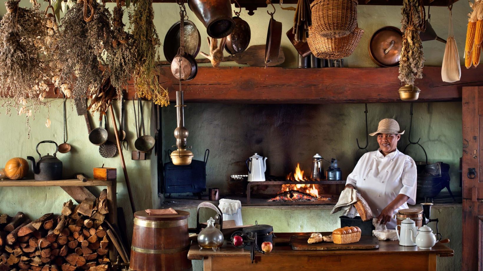 HR Soetmelksvlei The Farmhouse kitchen is a trove of antique utensils to make the cooks life simpler min