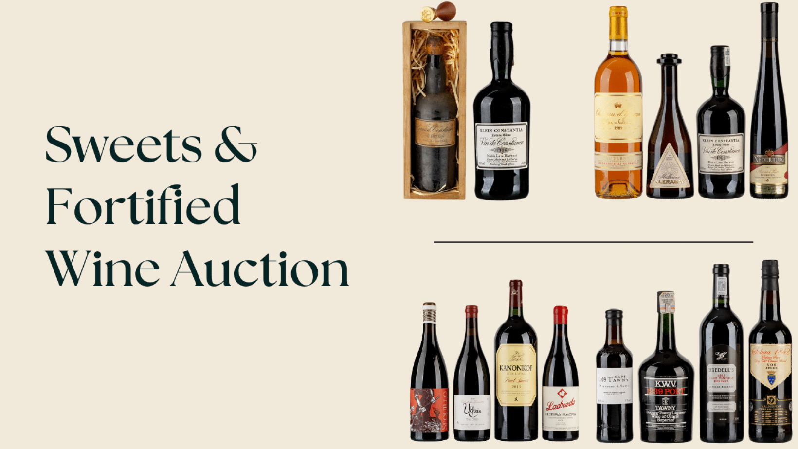 Sweets Fortified Wine Auction