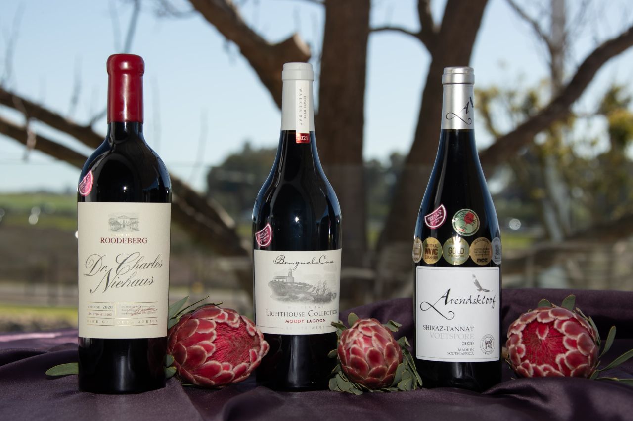 2024 Shiraz SA Awards Top 3 Shiraz blends bottles