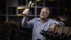 Pieter Ferreira in Cellar
