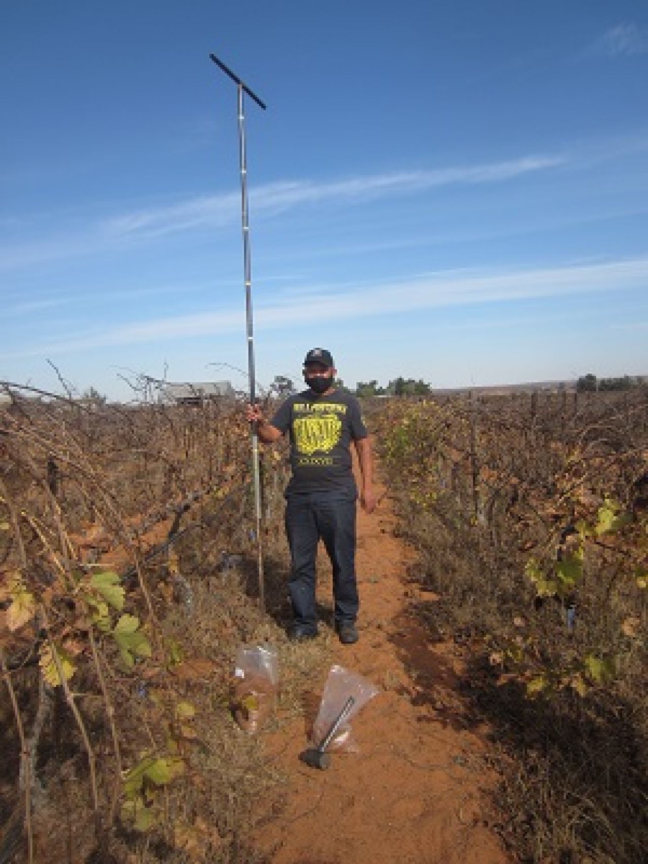 In field fractional use of winery wastewater with raw water Figure 1