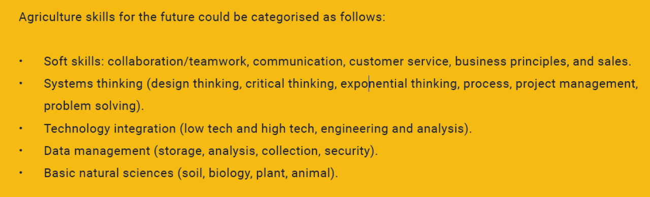 Future agri skills IFR Report p60