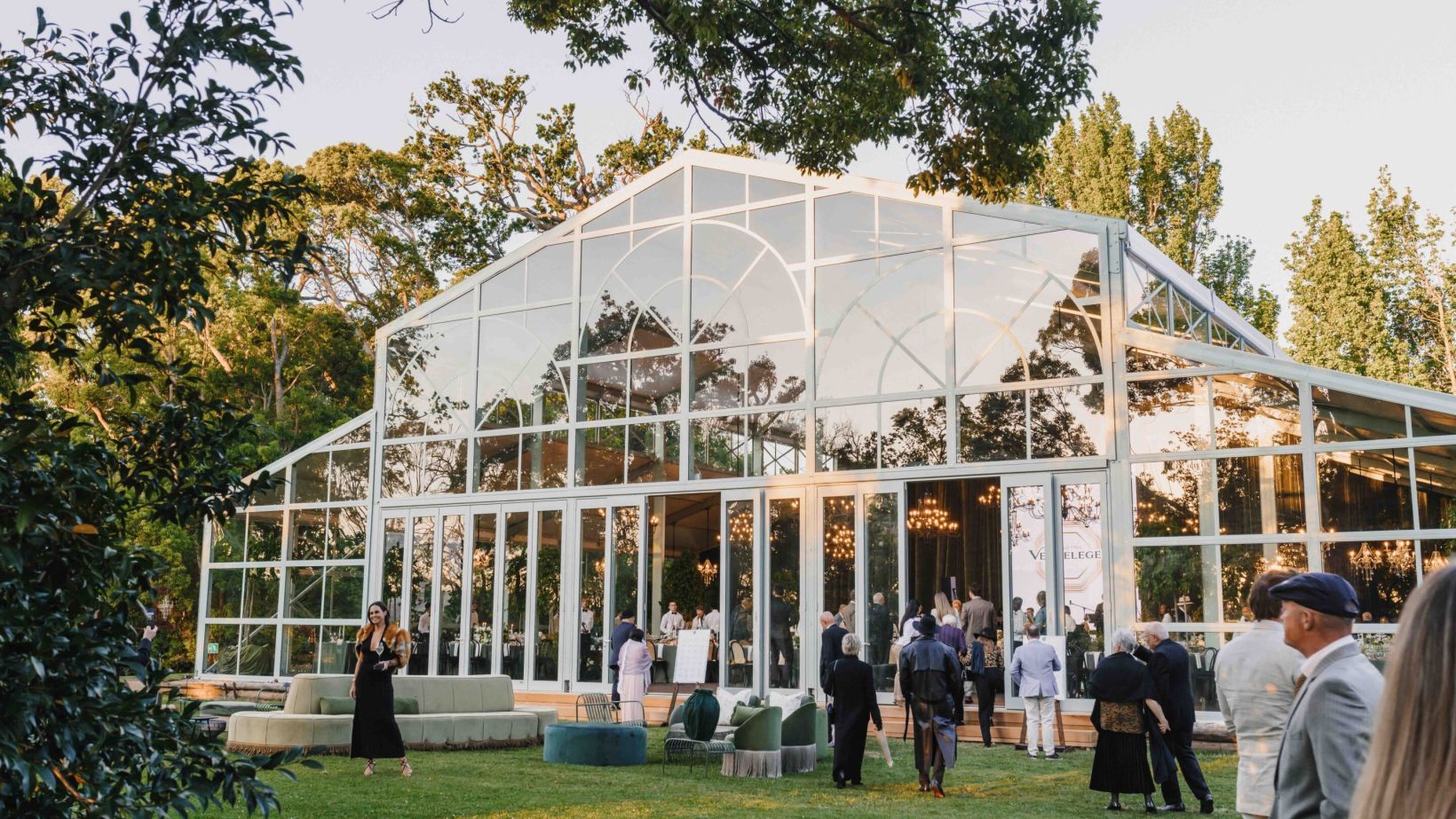 Magnificent new glass marquee
