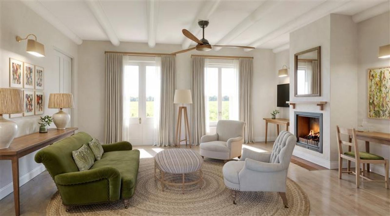Spier Hotel Living Room Suite Render