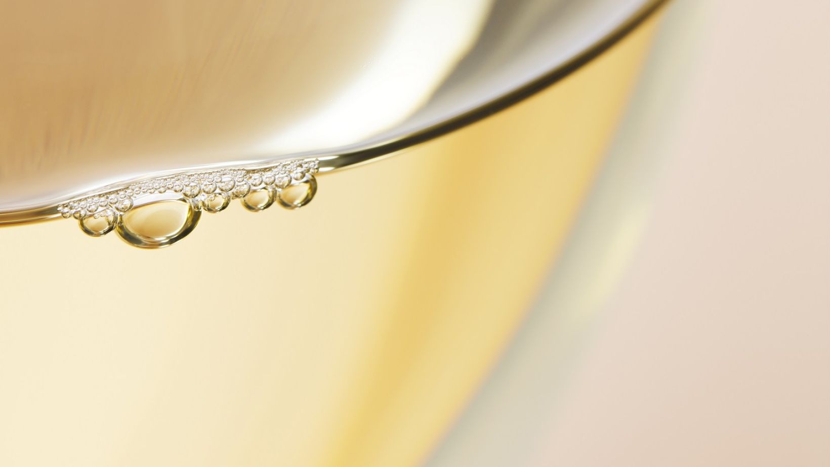 Closeup of white wine