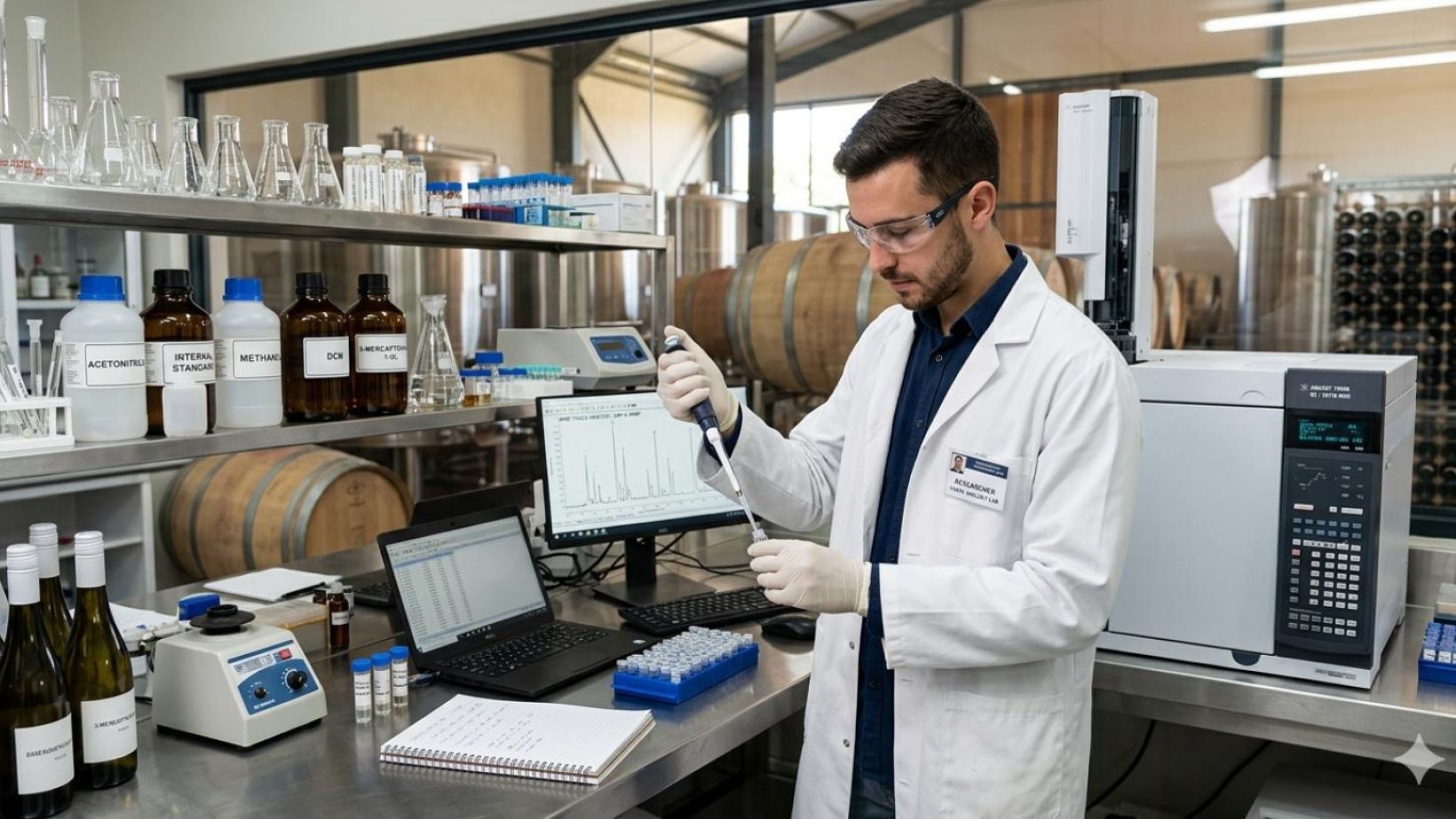 Wine research AI feature