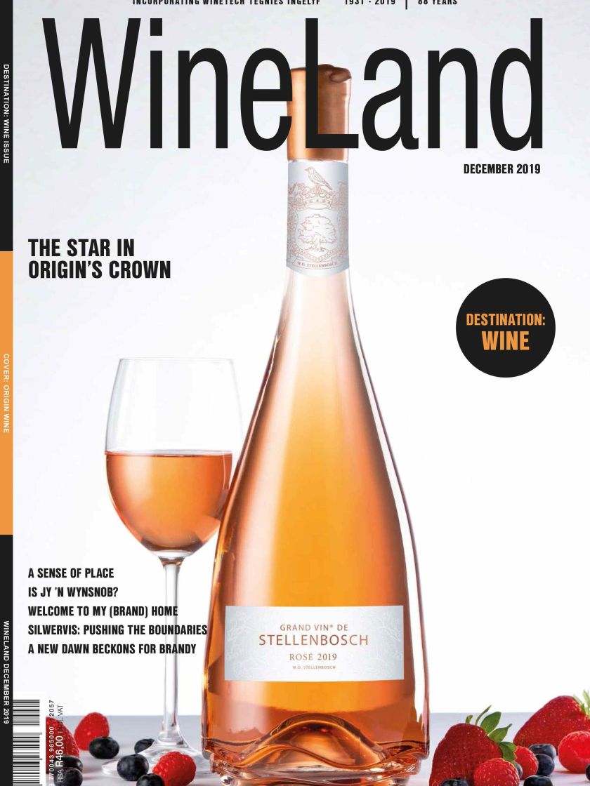 Wineland Magazine December 2019 — cover