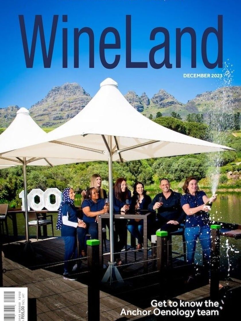 Wineland December 2023 — cover