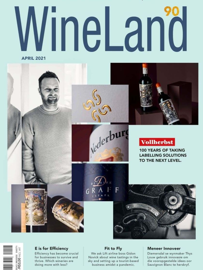 Wineland Magazine April 2021 — cover