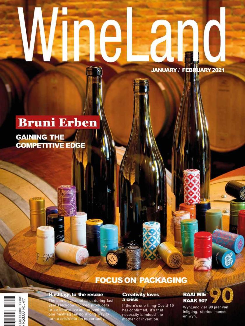Wineland Magazine Jan/Feb 2021 — cover