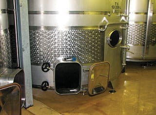 Capital expenditure of wine cellars