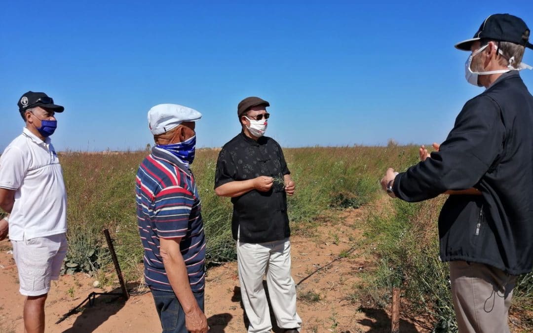 WC Agri Minister Ivan Meyer visits small-scale farmers in Ebenehauser