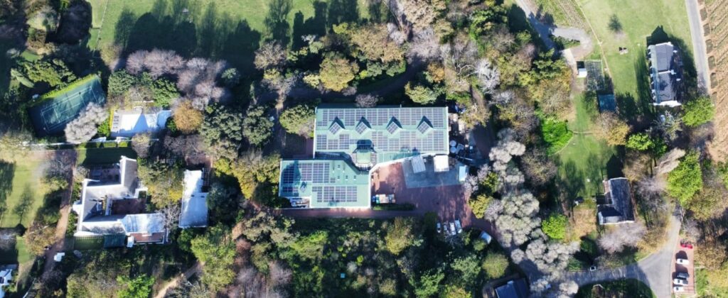 Solar installation at Klein Constantia